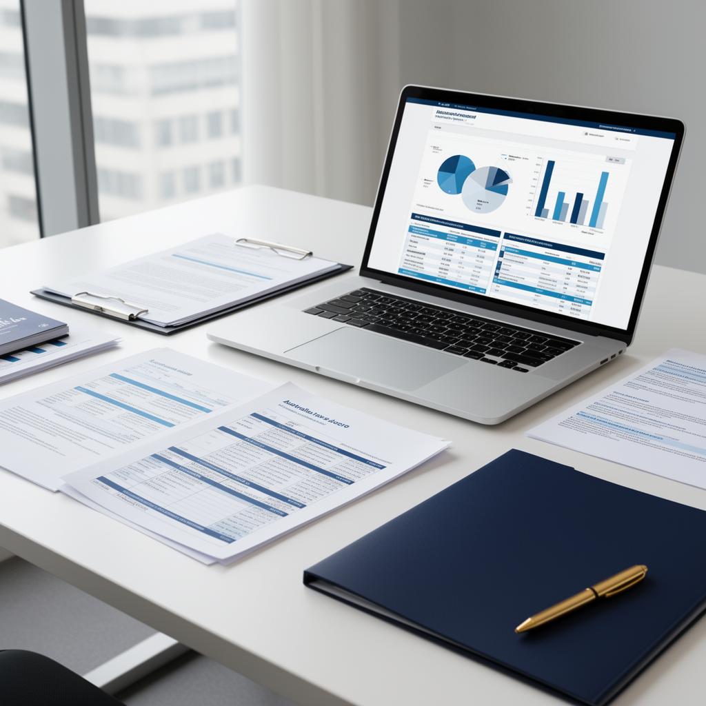 Organised tax documents and financial review desk at BN Sullivan Tax